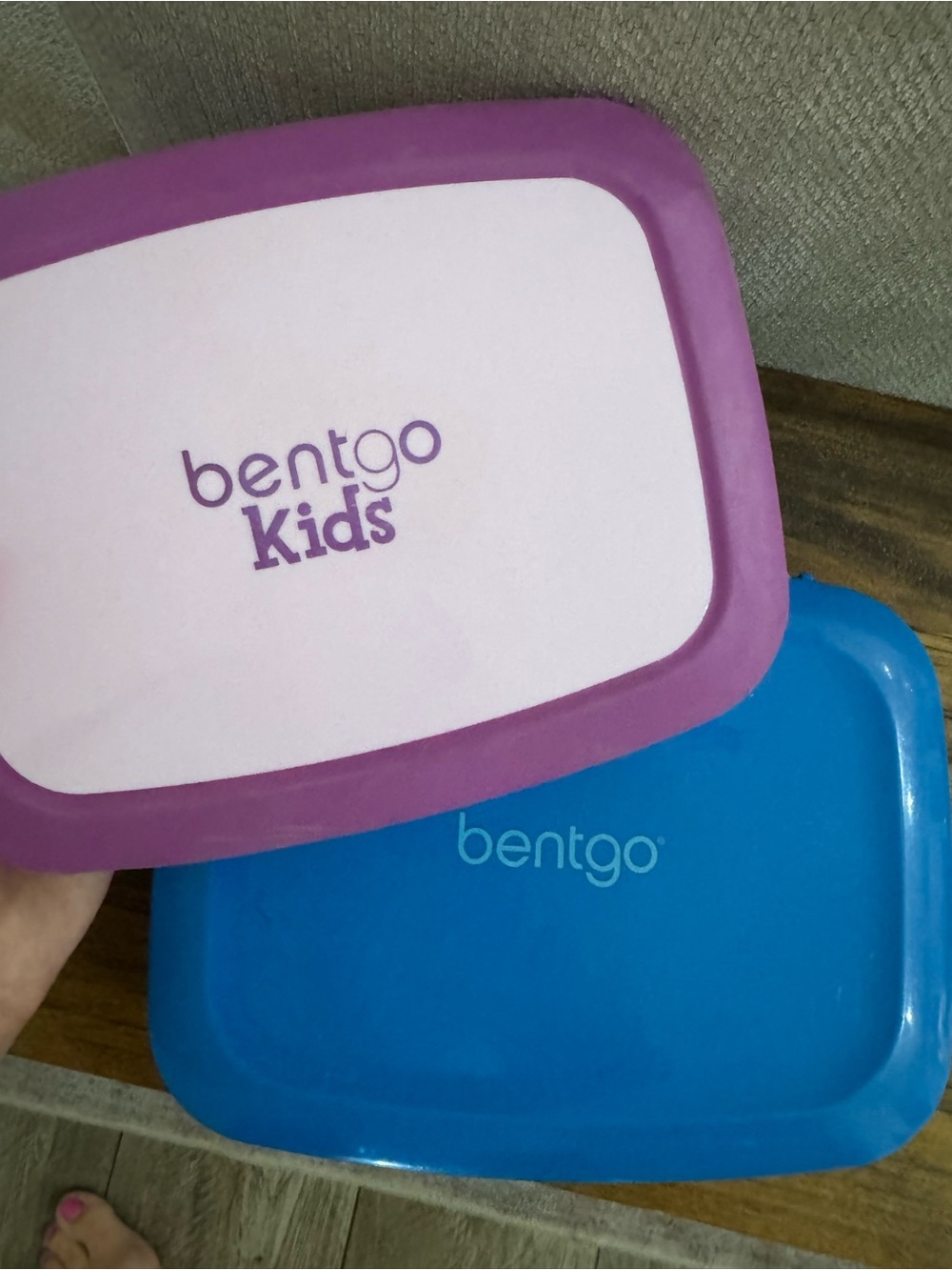 Bentgo Kids Lunch Box Set (2) - Purple kids, Blue regular size